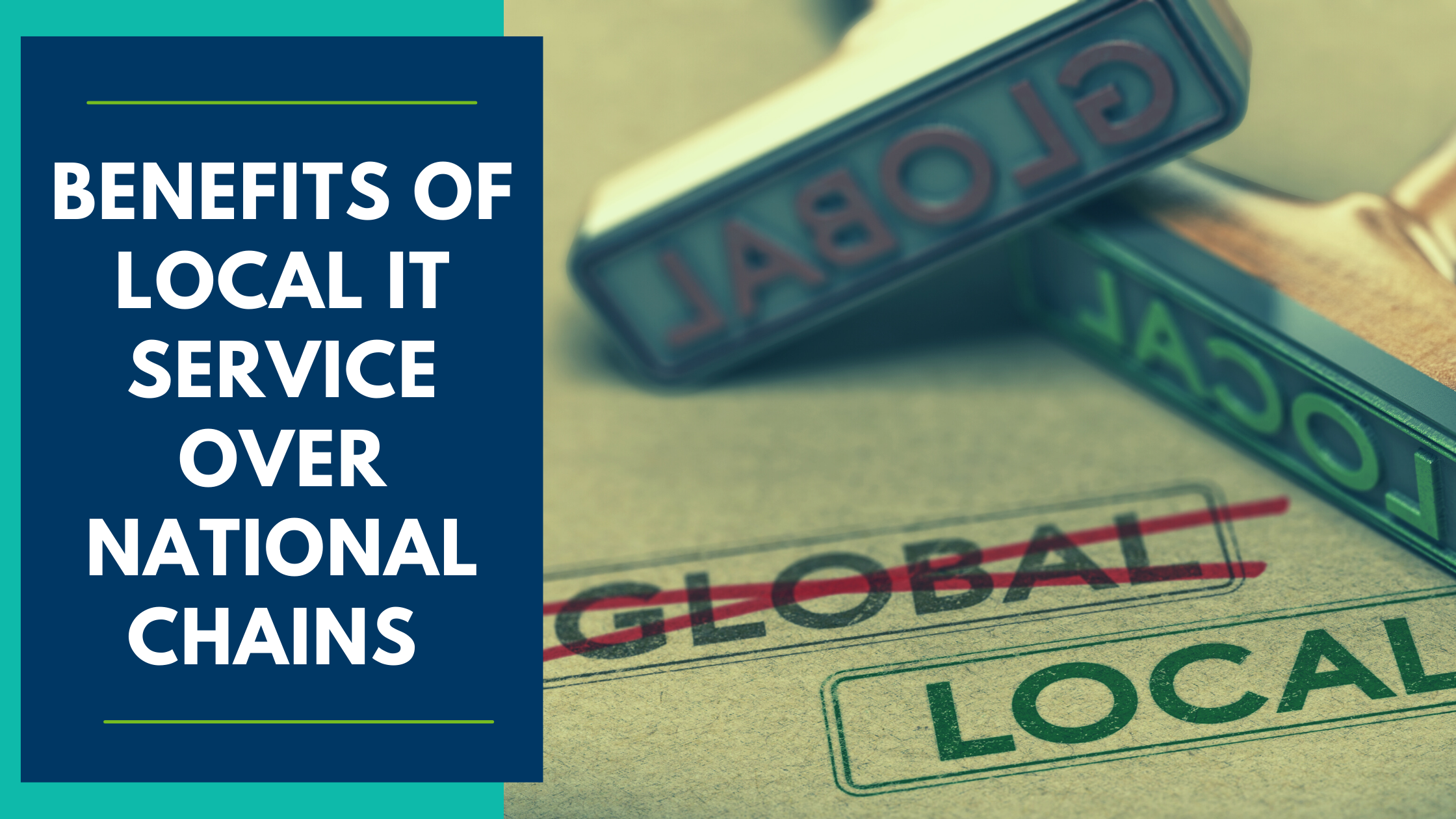 Benefits of Local IT Service Over National Chains