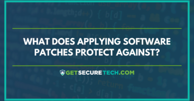 what does applying software patches protect against
